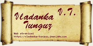 Vladanka Tunguz vizit kartica